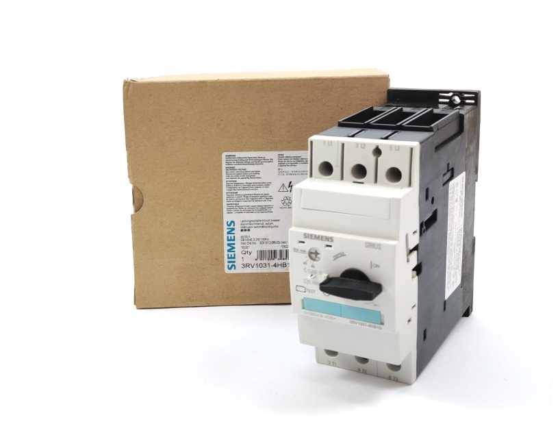 Siemens 3RV1031-4HB10 SIRUS Circuit Breaker