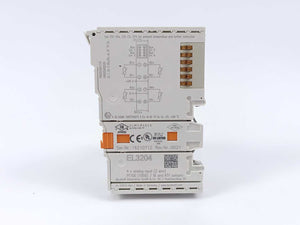 Beckhoff EL3204 Rev. 22 EtherCAT Terminal, 4-channel analog input, temperature