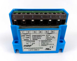 Mayr 1/012.000.2 0801959 Phase Rectifier