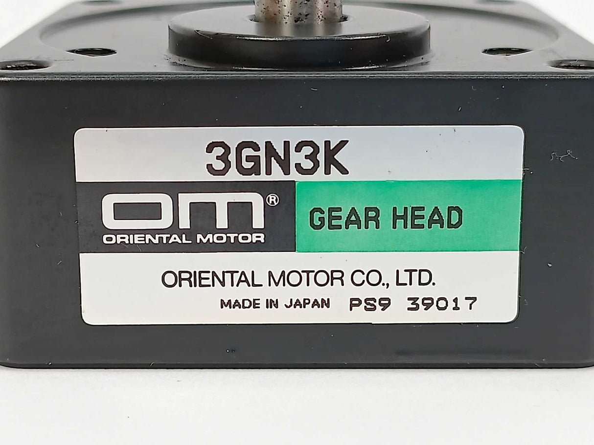 Oriental Motor 3GN3K GN Gearhead Parallel Shaft (3:1) (Metric Shaft)