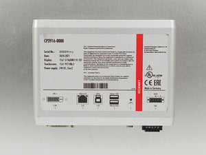 Beckhoff CP2916-0000 Multi-Touch Built-In Control Panel W/ DVI/USB