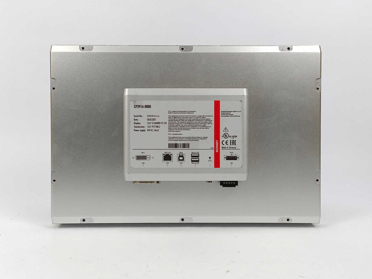 Beckhoff CP2916-0000 Multi-Touch Built-In Control Panel W/ DVI/USB