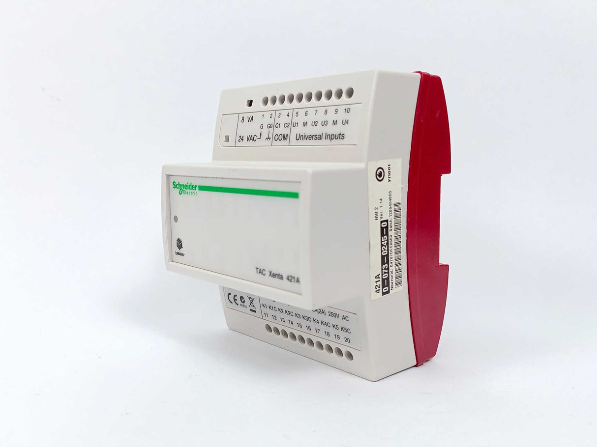 Schneider Electric 007302450 TAC Xenta 421A Relay Output Module