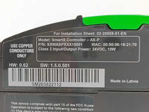Schneider Electric SXWASPXXX10001 SmartX Controller  AS-P w/ SXWASPXEN10001