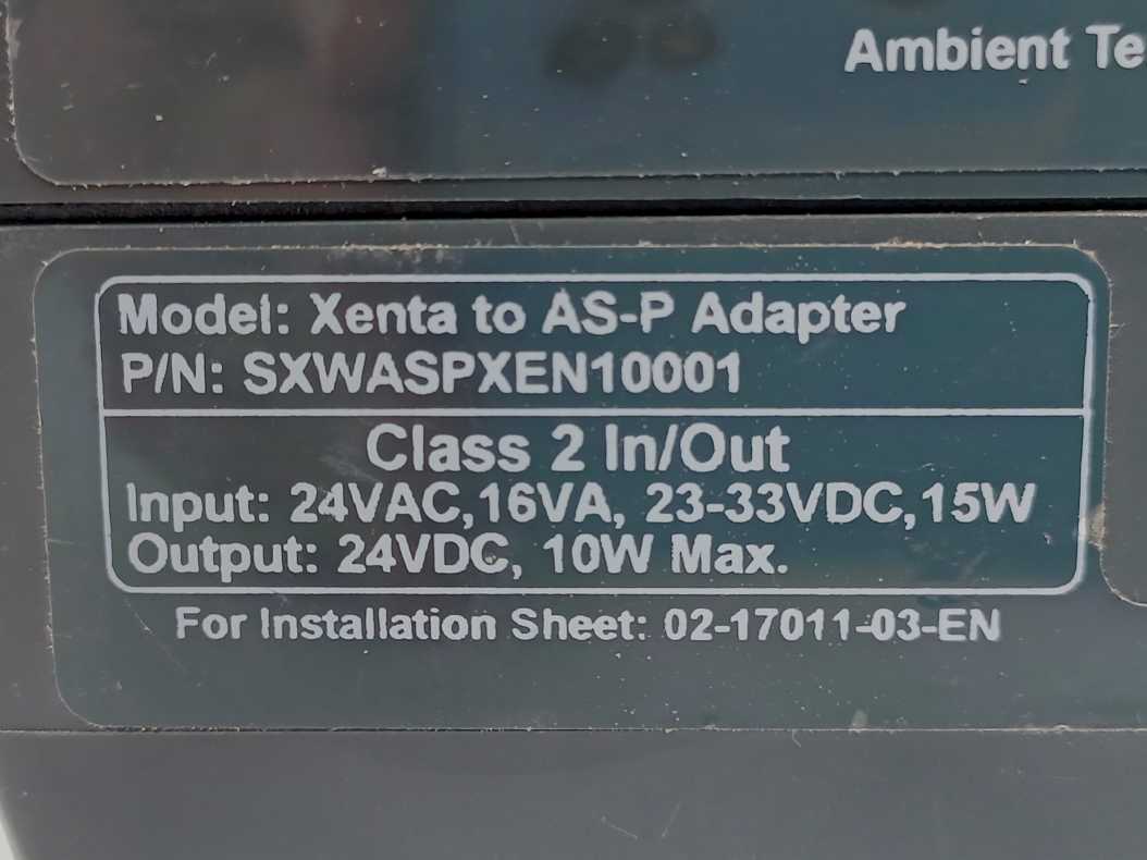 Schneider Electric SXWASPXXX10001 SmartX Controller  AS-P w/ SXWASPXEN10001