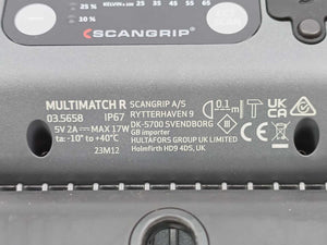 Scangrip 03.5658 MULTIMATCH R Handheld CRI w/ CCT Scan Function, demo model
