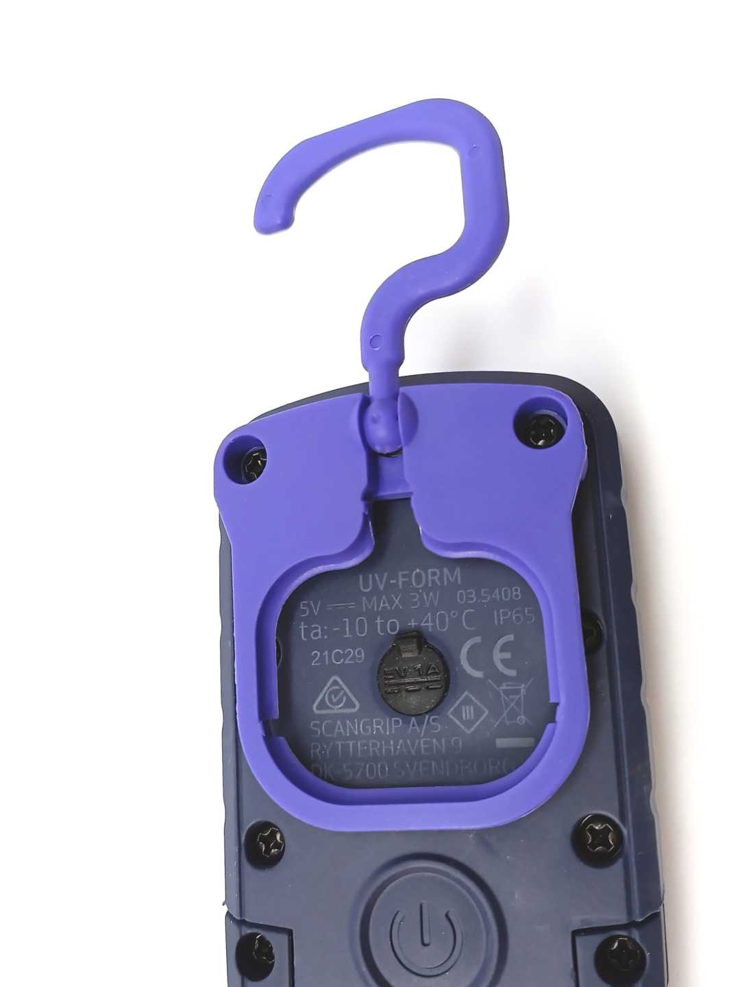 Scangrip 03.5408 UV-FORM Rechargeable LED work light with UV-light on top