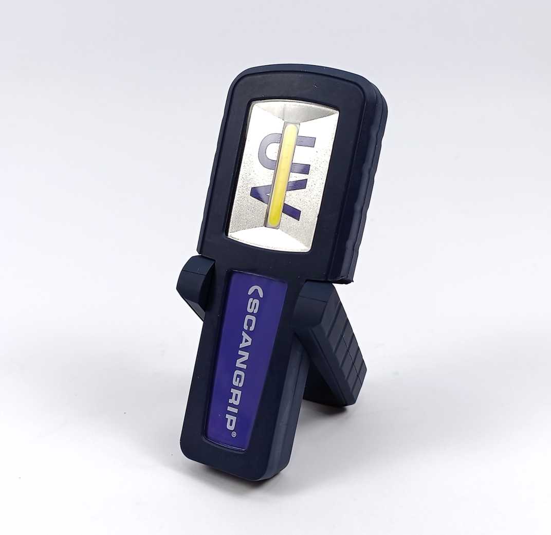 Scangrip 03.5408 UV-FORM Rechargeable LED work light with UV-light on top