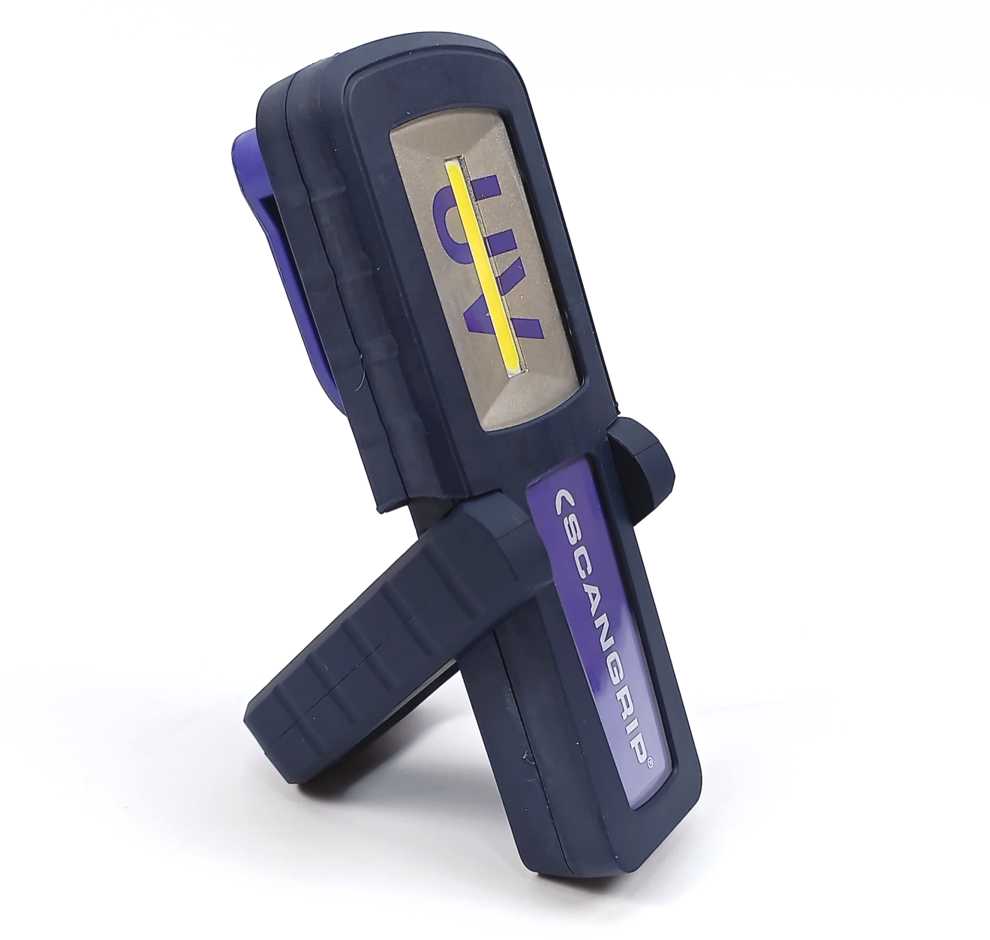 Scangrip 03.5408 UV-FORM Rechargeable LED work light with UV-light on top