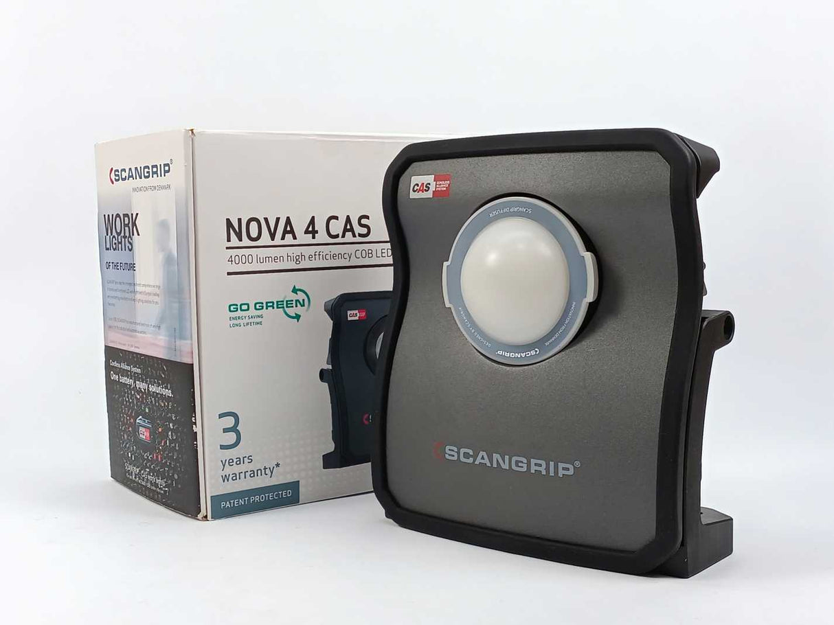 Scangrip NOVA 4 CAS 4000 Lumen High Efficiency COB LED Work Light