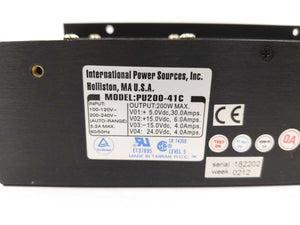 International Parallel Machines INC. PU200-41C D.C Power Supply