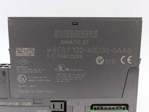 Siemens 6ES7 132-4BD30-0AA0 SIMATIC S7 w/ 6ES7 193-4CA40-0AA0 3pcs. batch