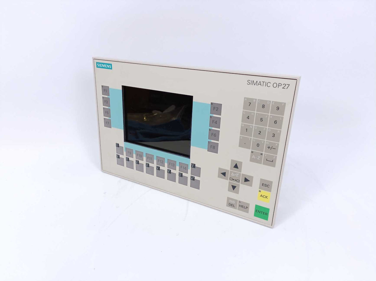 Siemens 6AV3627-1JK00-0AX0 Operator Panel OP27 Mono Ver. A04
