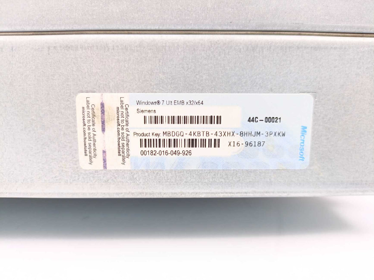 Siemens 6ES7647-6CA10-0BB0 SIMATIC IPC627C, 2 PCI Slots