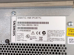 Siemens 6AV7894-0BD50-1BC0 SIMATIC HMI IPC677C