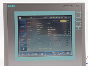 Siemens 6AV6 643-0CD01-1AX0 SIMATIC MULTI PANEL 277 10" Touch