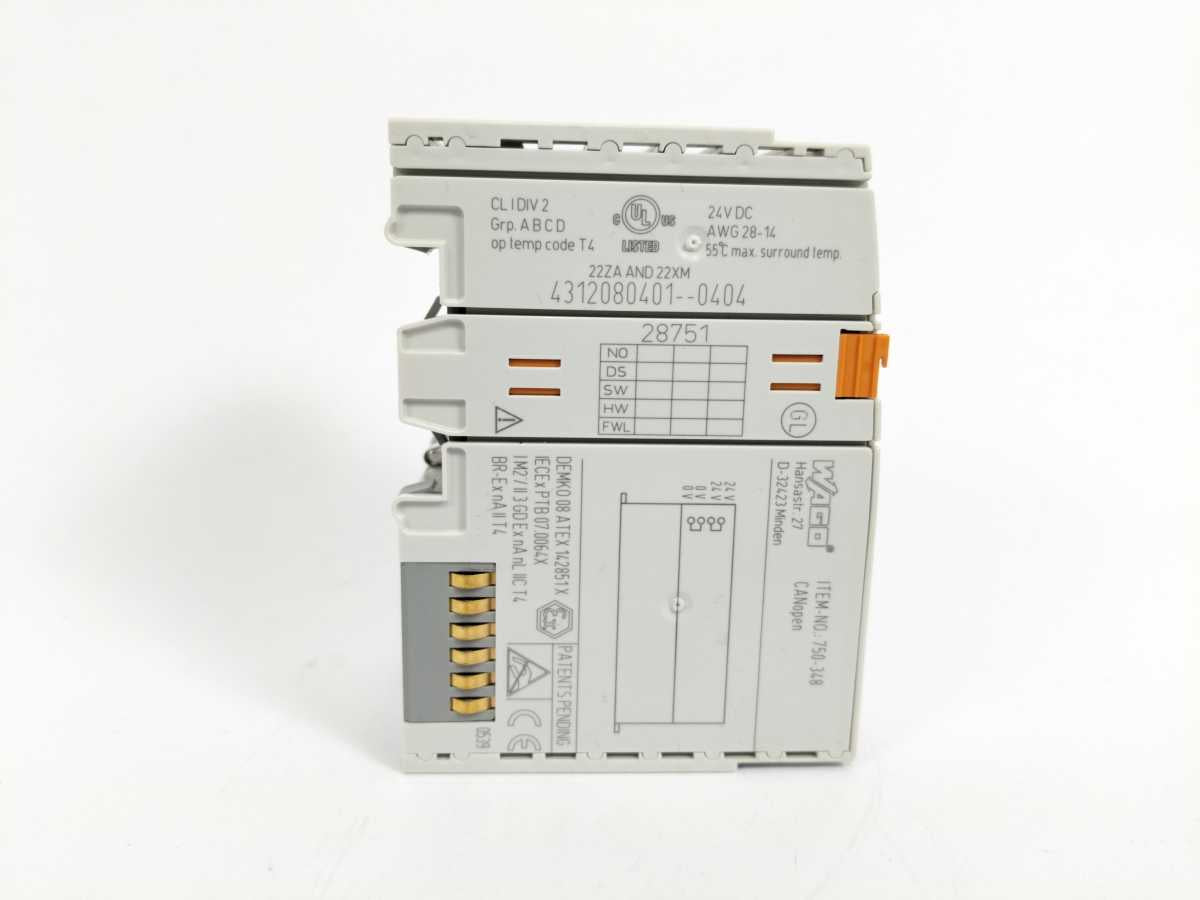 Wago 750-348 PROFINET Fieldbus Coupler