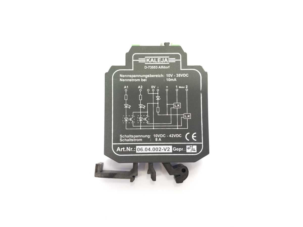 KALEJA 06.04.002-V2 Speed Control Relay 10V - 35VDC
