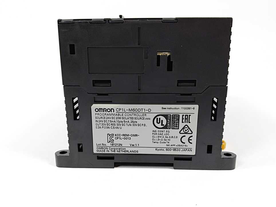 OMRON CP1L-M60DT1-D CP1L-M CPU Units with 60 Points