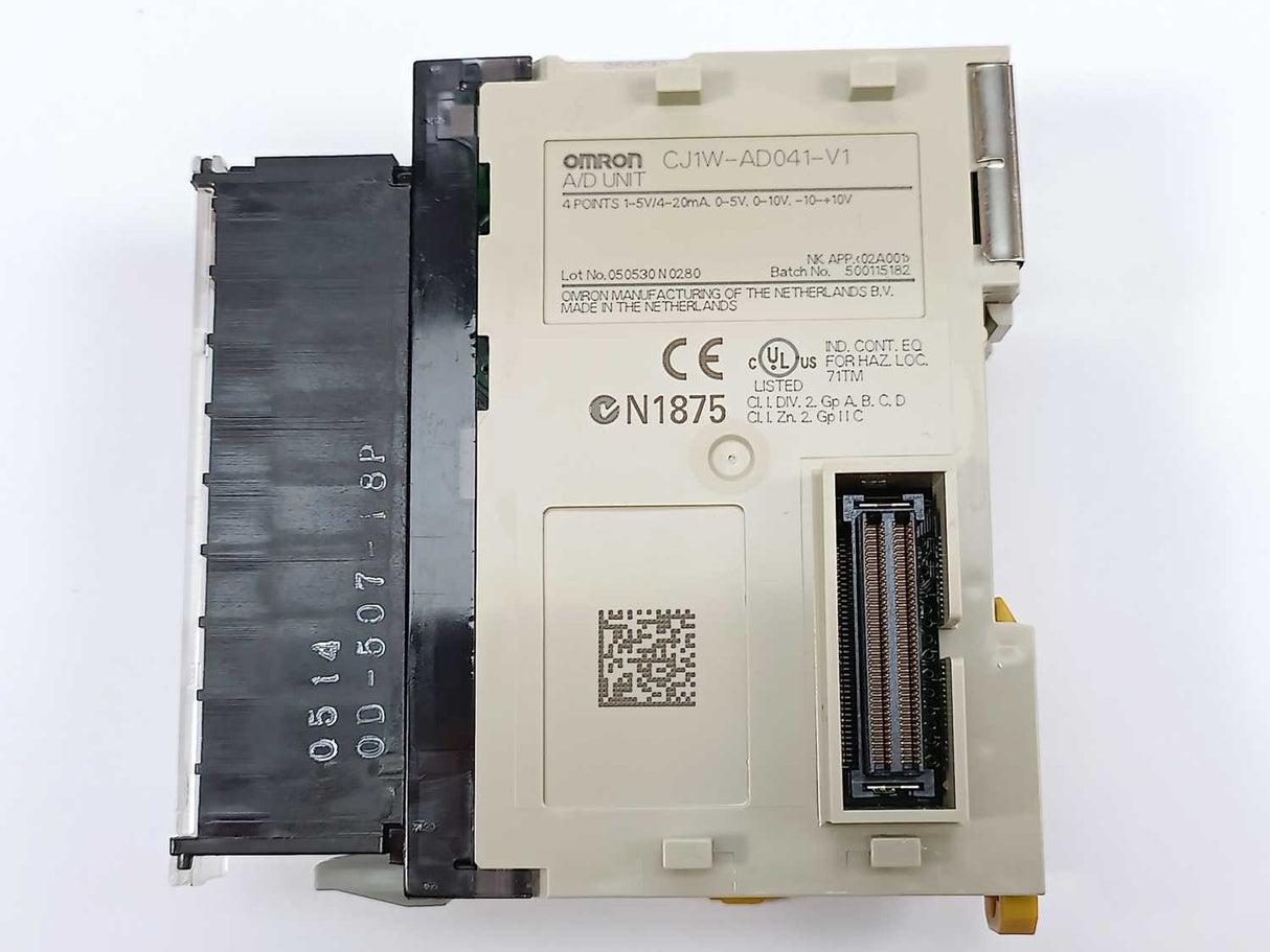 OMRON CJ1W-AD041-V1 A/D Unit