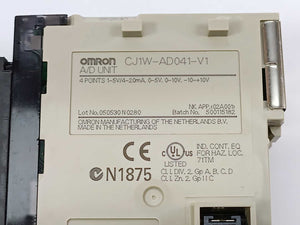 OMRON CJ1W-AD041-V1 A/D Unit