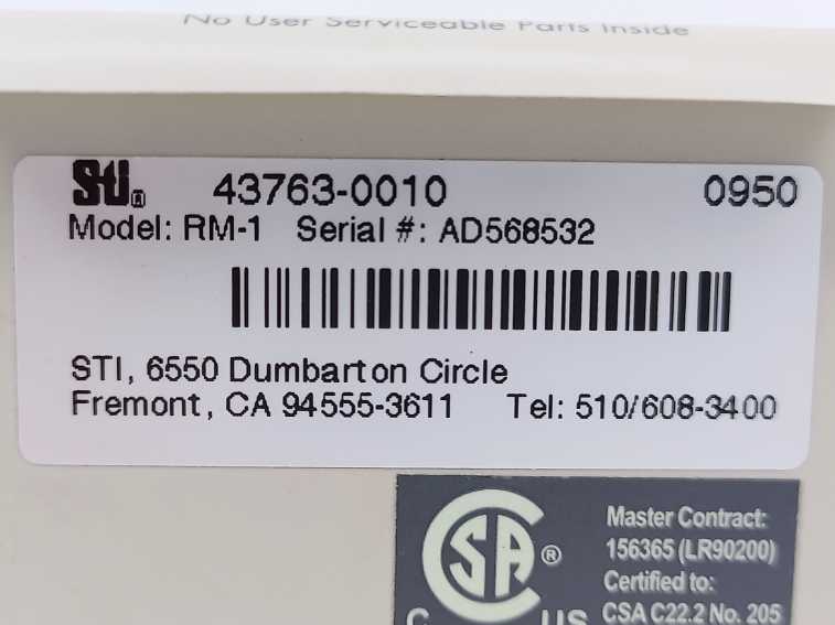 Sti 43763-0010 RM-1