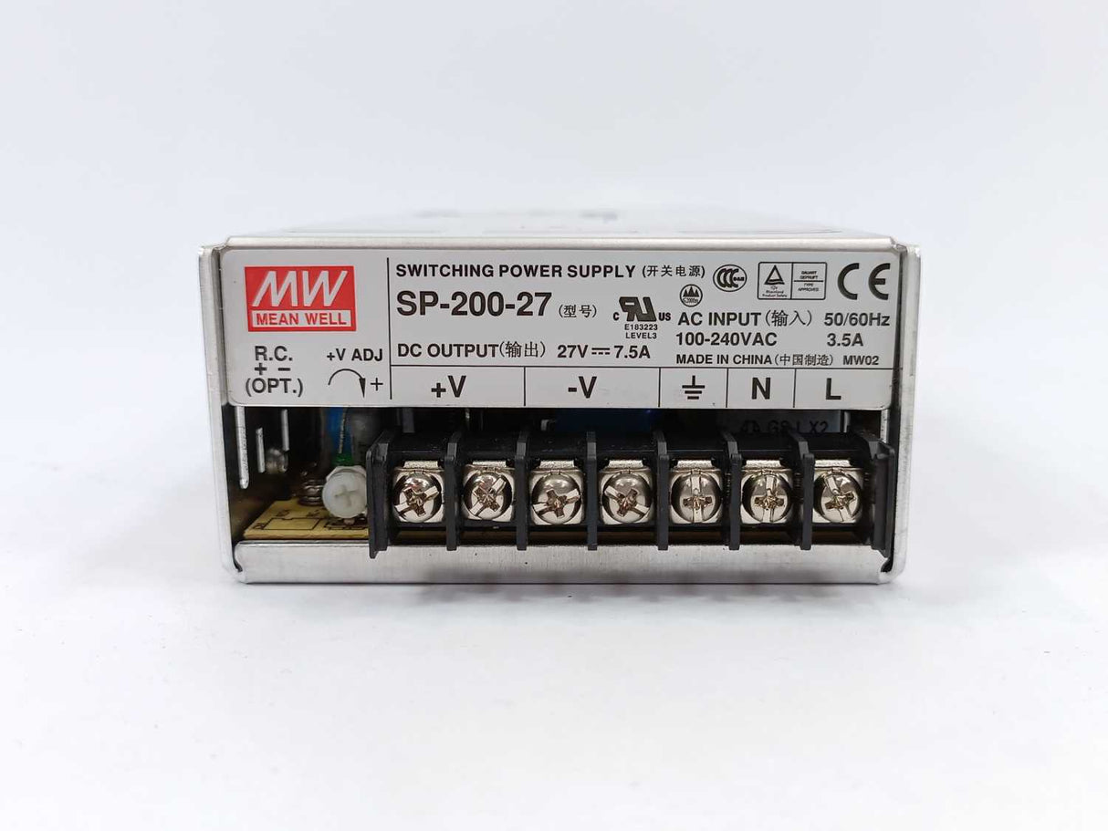 Mean Well SP-200-27 Switching Power Supply DC output 27V 7,5A