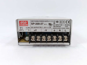 Mean Well SP-200-27 Switching Power Supply DC output 27V 7,5A