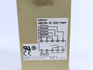 OMRON H5CR-B-500 DIN Multifunction Digiatl Timer