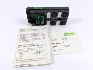 MURR Elektronik 27114 MVP12 54PM 5T 4-Way Distribution Box