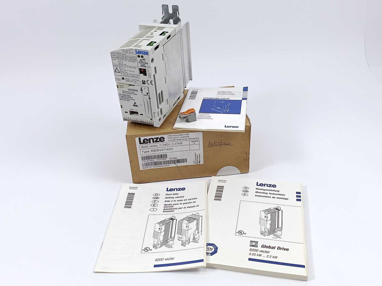 LENZE E82EV371C2C Inverter Drive E82EV371K2C + E82ZAFSC100 13141952