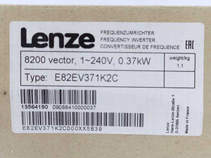 LENZE E82EV371C2C Inverter Drive E82EV371K2C + E82ZAFSC100