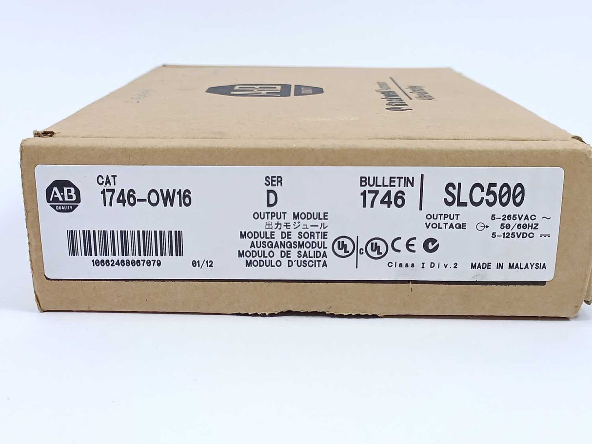 AB 1746-OW16 Ser. D SLC 500 Output Module