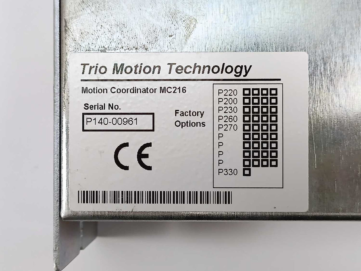 Trio Motion Technology MC216 Servo Motion Coordinator Module