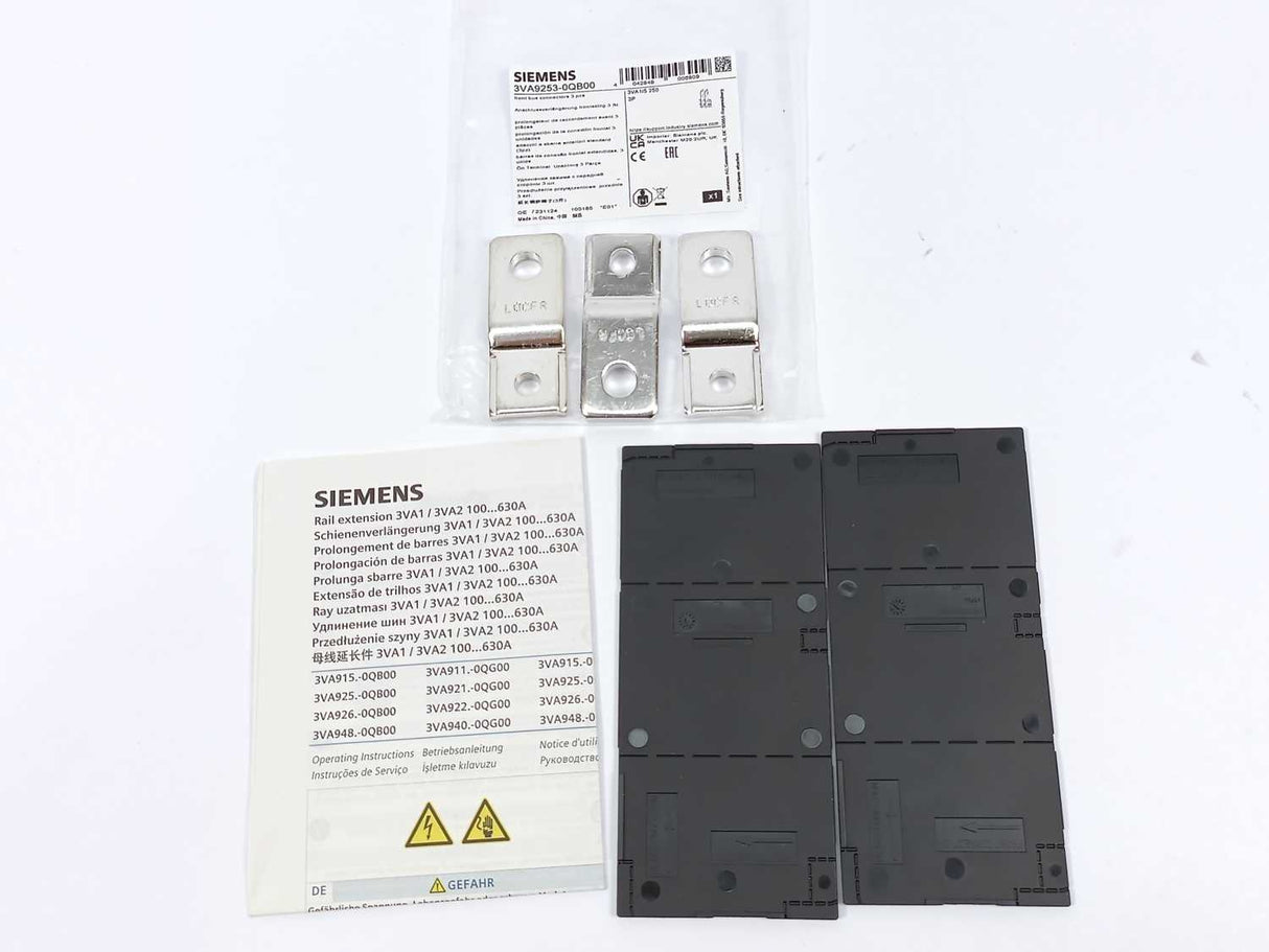 Siemens 3VA9253-0QB00 Front Bus Connectors 3 Pcs.