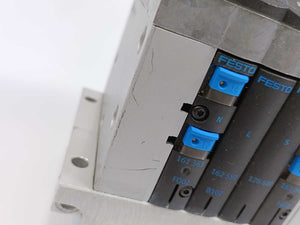 Festo 18260 CPV14-GE-FB-4 Valve Terminal w/ 152425 CPV14-VI-P4-1/8-B