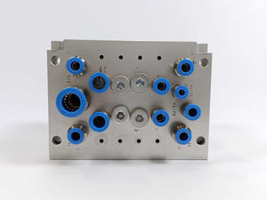 Festo 18260 CPV14-GE-FB-4 Valve Terminal w/ 152425 CPV14-VI-P4-1/8-B