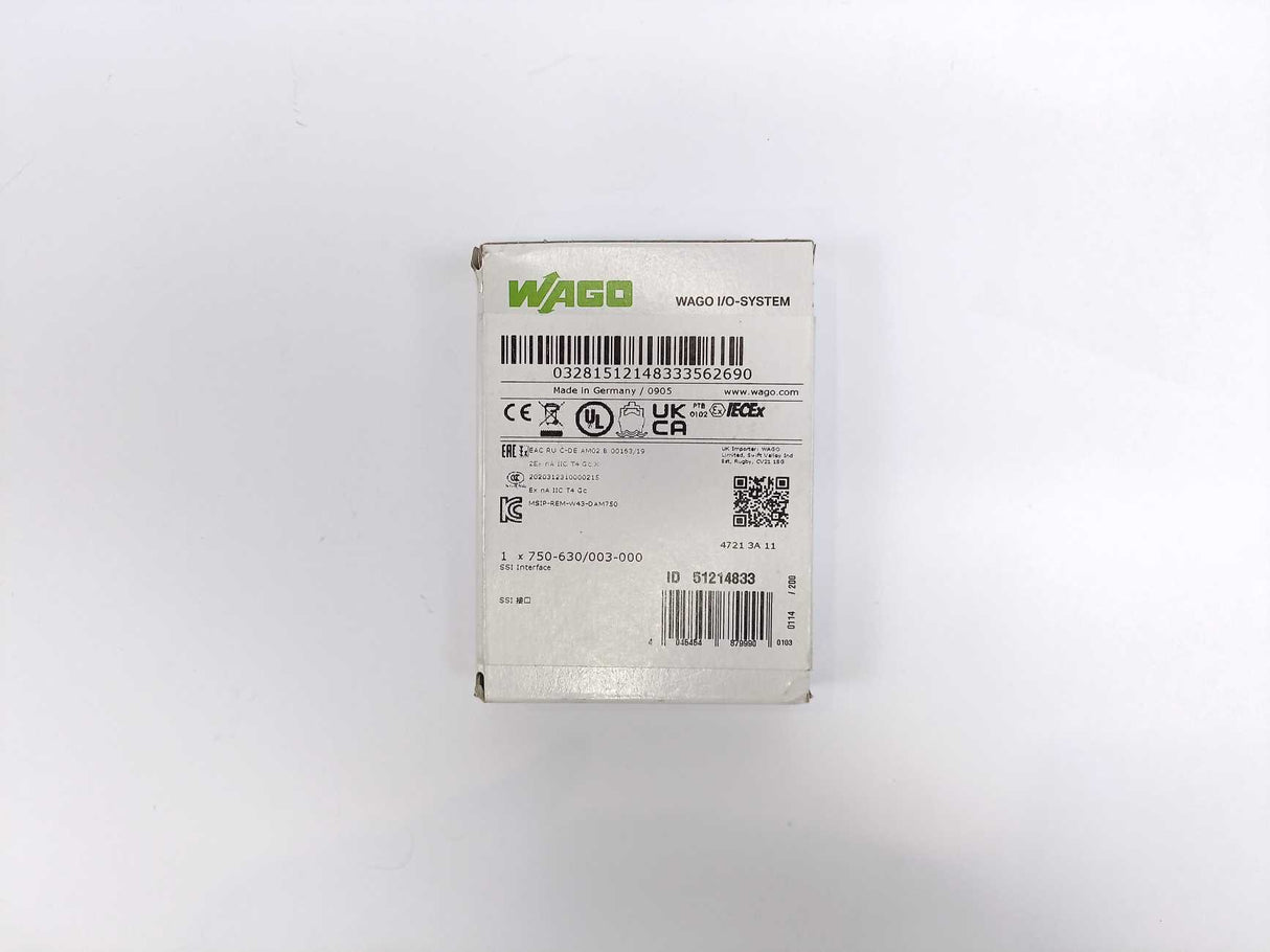 Wago 750-630/003-000 2 Channel Analog Input Module, Single Ended