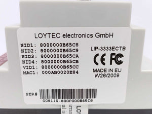 LOYTEC electronics LIP-3333ECTB L-IP, EIA709/IP Router, 100Base-T