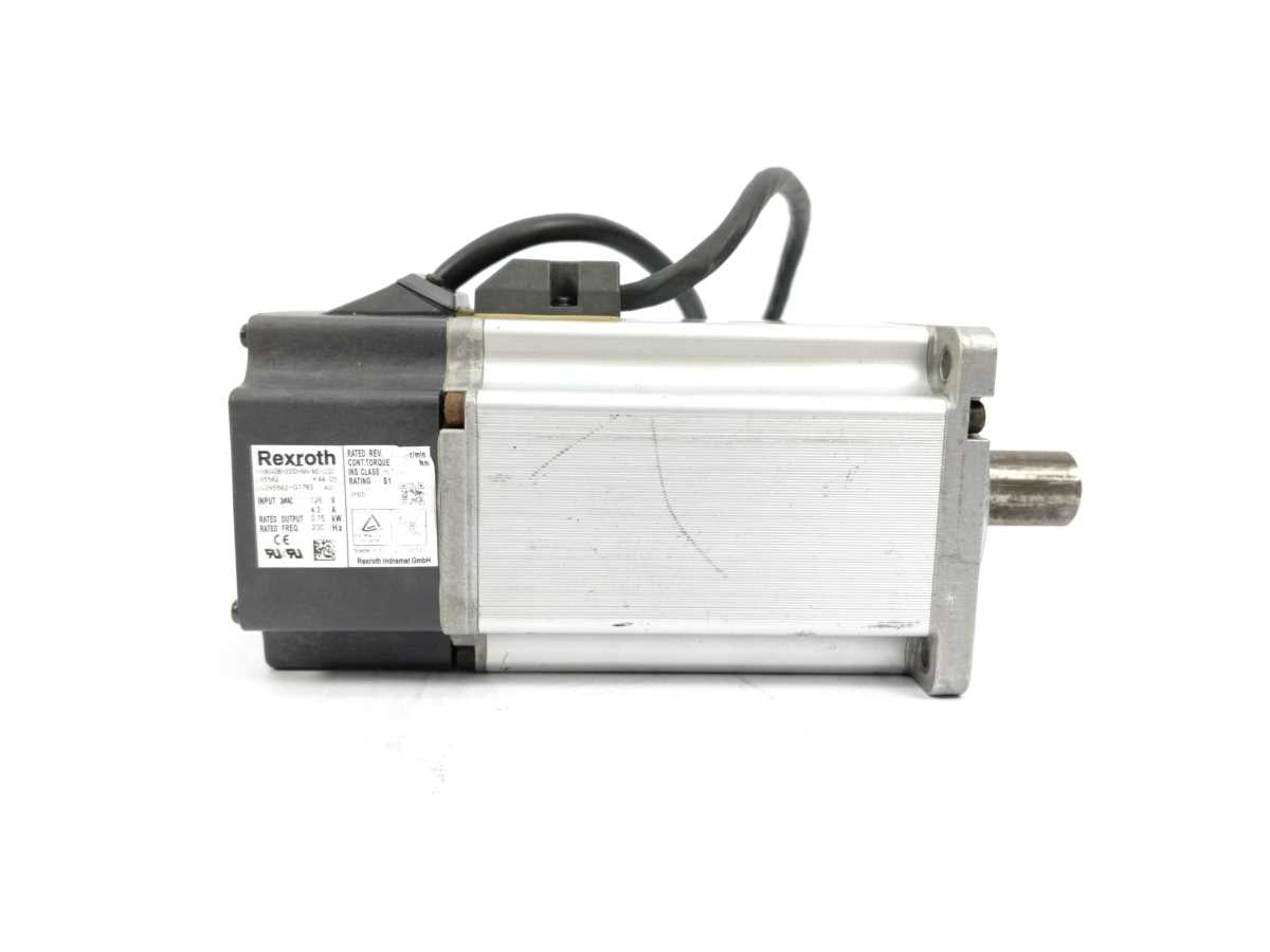 Rexroth MSM040B-0300-NN-M0-CG0 Servomotor, 126V, 4.3A, 0.75kW, 200Hz