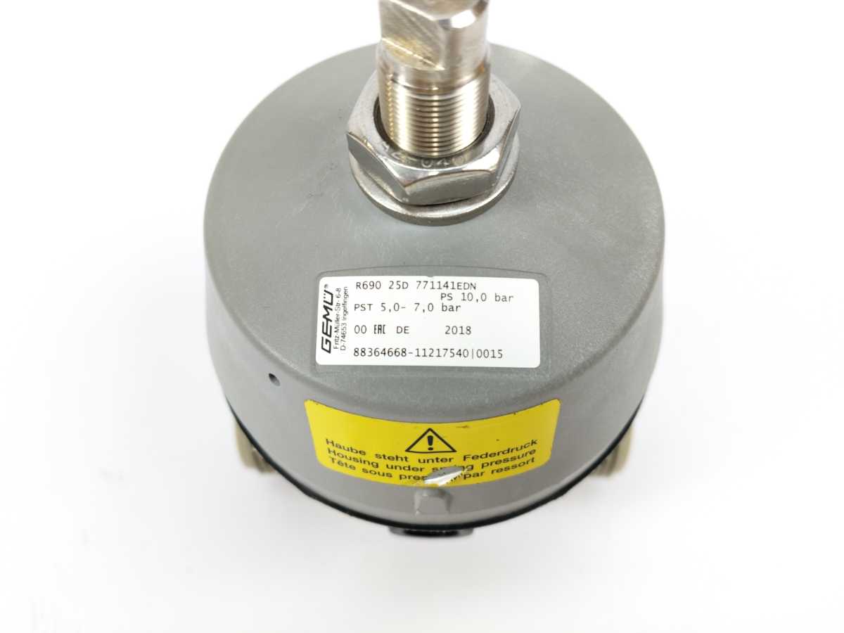 GEMÜ R690 25D 771141EDN Membrane Valve, PS 10,0Bar, PST 5,0-7,0bar