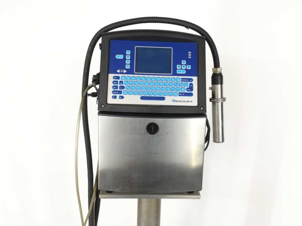 VideoJet 399424 1610 Dual Head Industrial Inkjet Printer w/ mobile stand