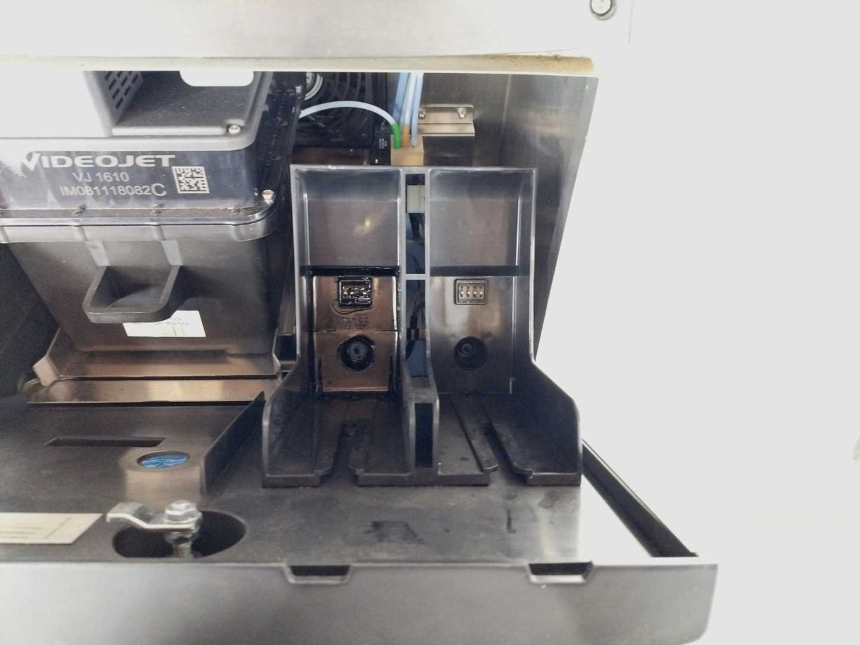VideoJet 399424 1610 Dual Head Industrial Inkjet Printer w/ mobile stand