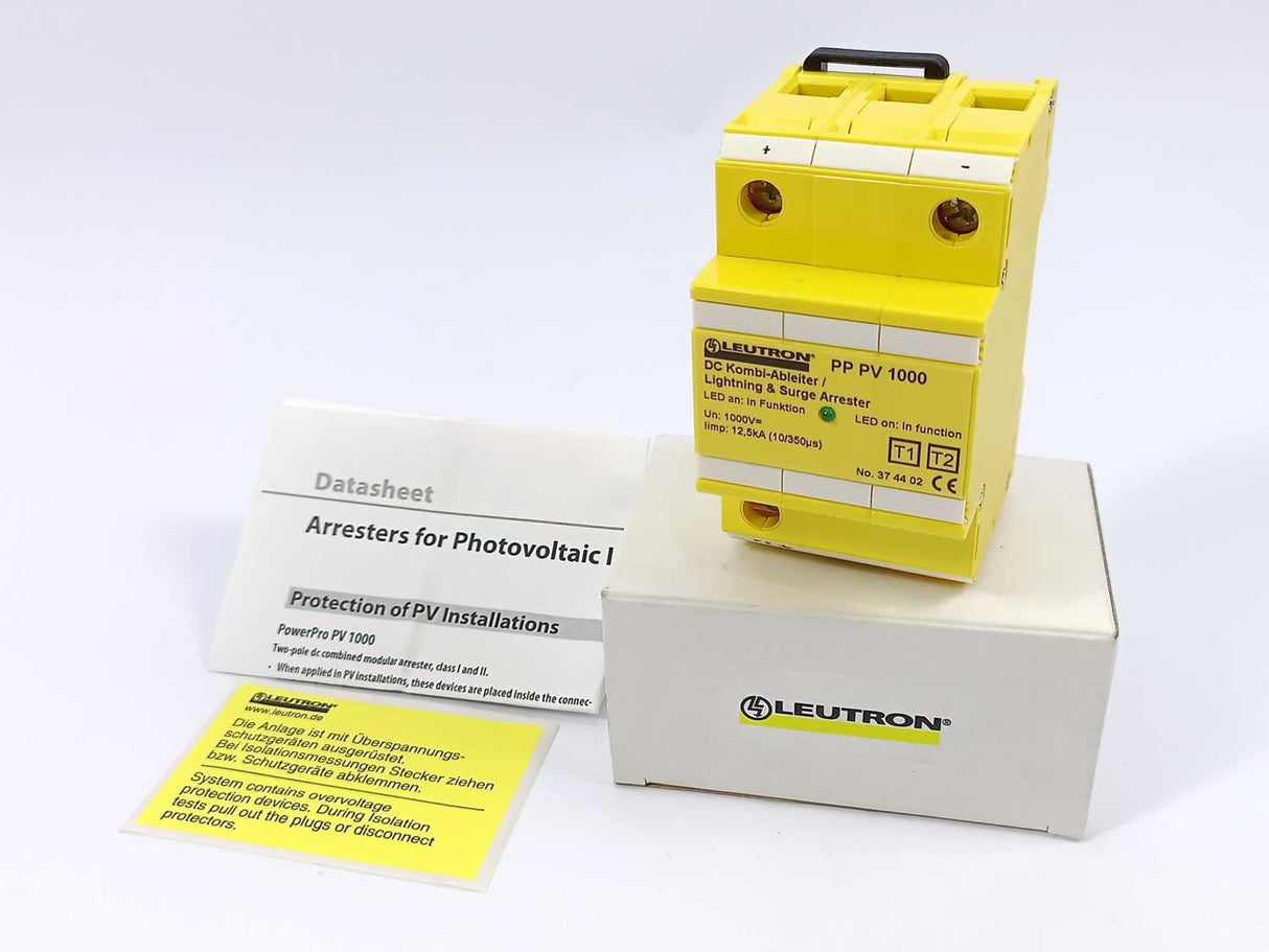 Leutron 374402 PowerPro PV 1000 Lightning & Surge Arrester 12,5kA