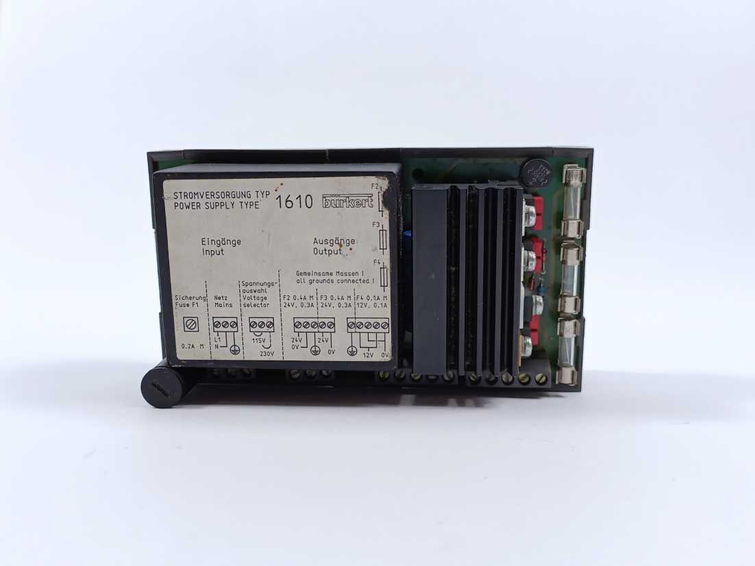 Bürkert 1610 Power Supply 115-230V AC