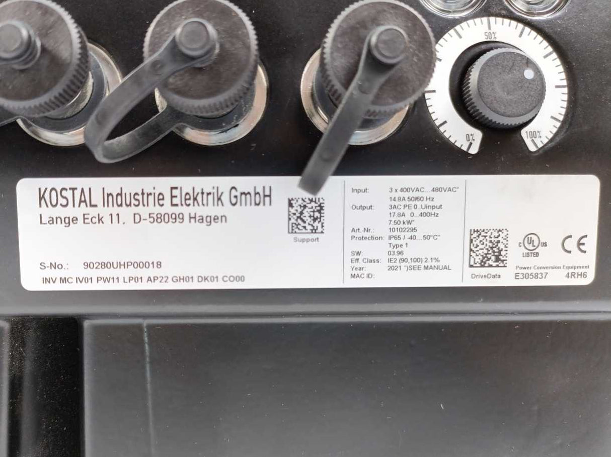 KOSTAL INV MC IV01 PW11 LP01 AP22 GH01 DK01 CO00 INVEOR M Frequency Inverter