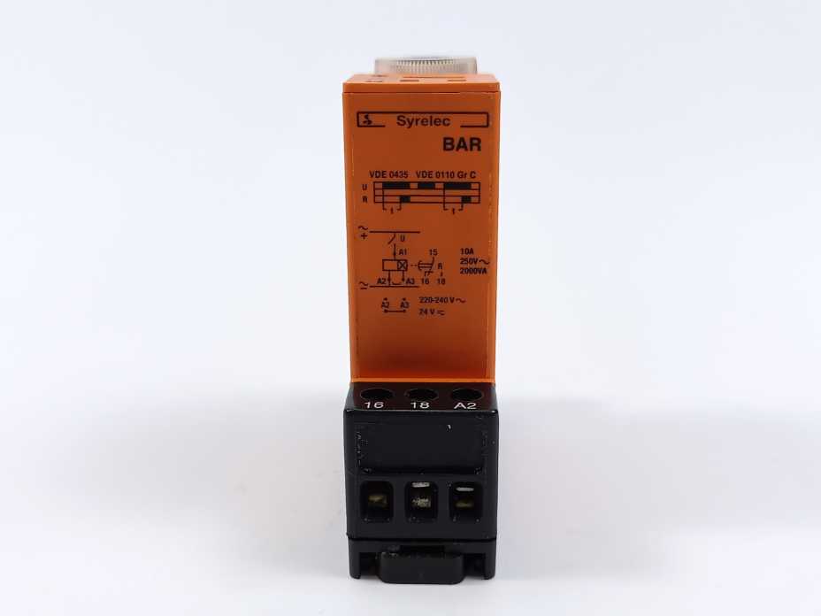 Syrelec BAR VDE 0435 Off-delay VDE 0110 Gr C