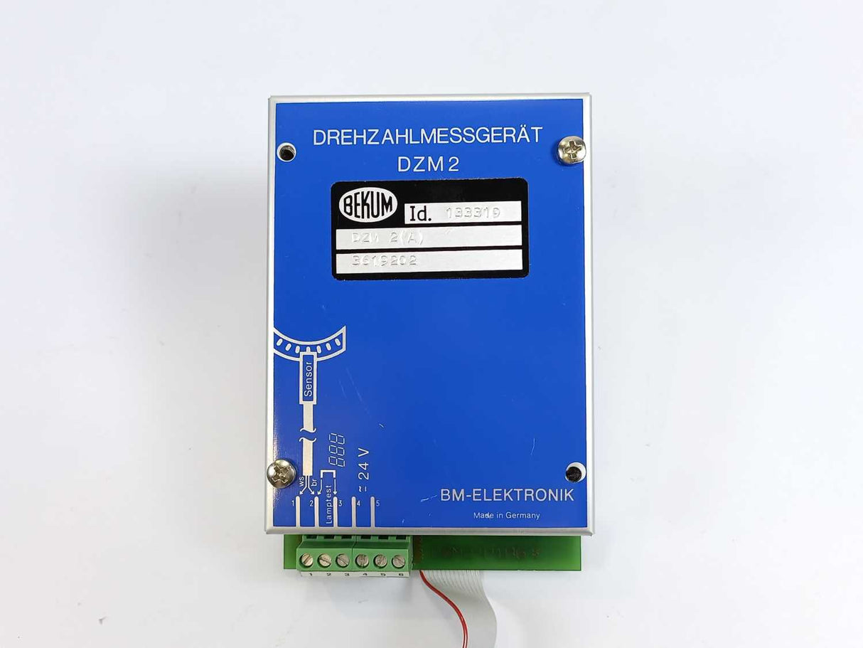 Bekum 133319 RPM Meter DZM 2(A) P1B6