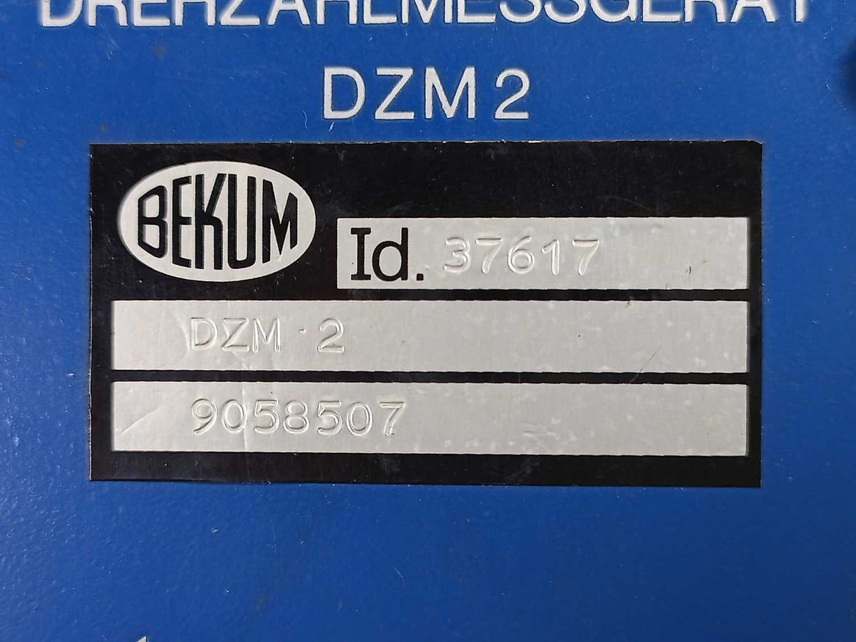 Bekum 37617 RPM Meter DZM 2 P1B5 BM-Elektronik