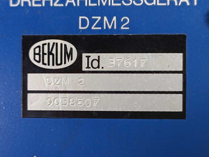 Bekum 37617 RPM Meter DZM 2 P1B5 BM-Elektronik